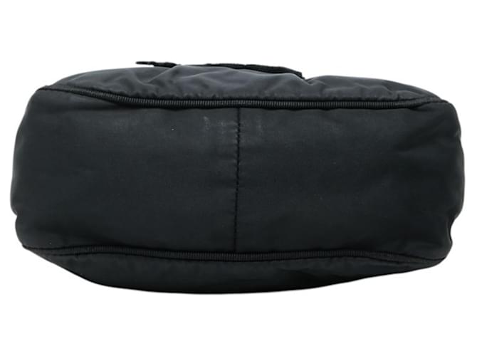 Borsa a mano da sera Prada con placca logo Triangle Nero - vista 3