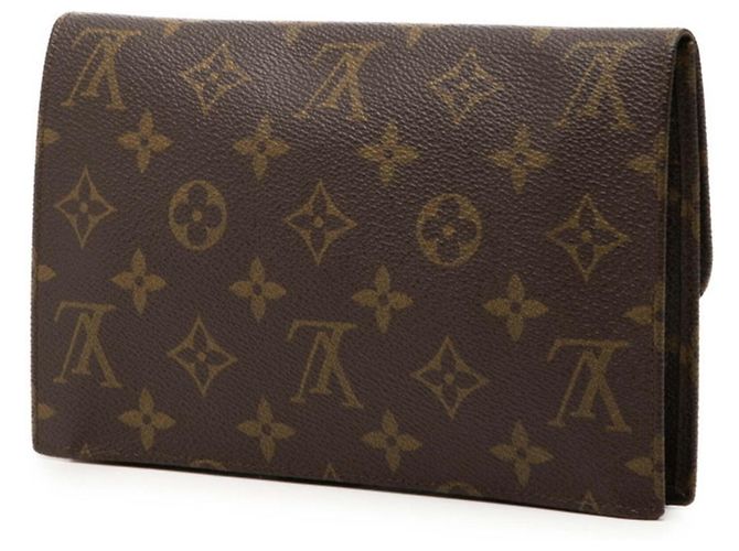 Louis Vuitton Monogram Pochette Rabba 20 Borsa Pochette Marrone - vista 2