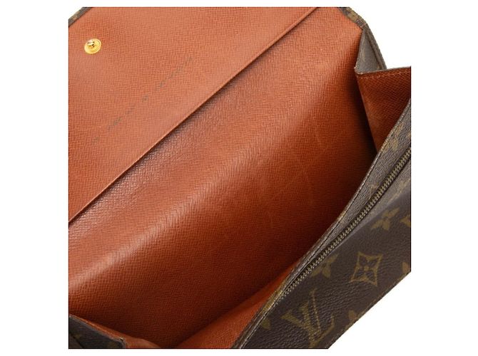 Louis Vuitton Monogram Pochette Rabba 20 Borsa Pochette Marrone - vista 5