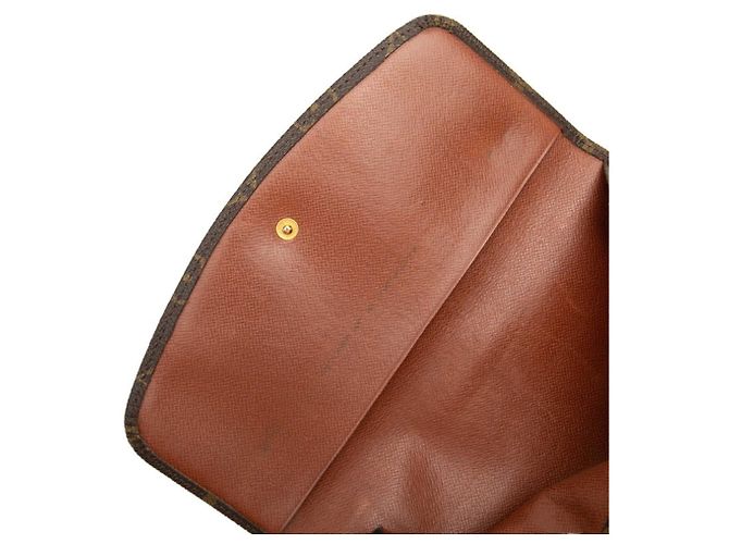 Louis Vuitton Monogram Pochette Rabba 20 Borsa Pochette Marrone - vista 6