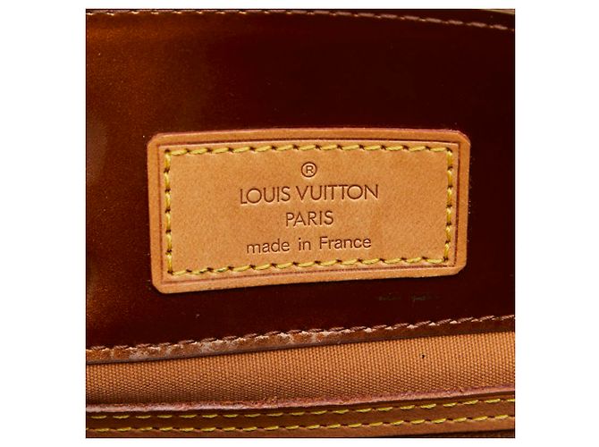 Bolsa Louis Vuitton Monogram Vernis Lead PM Marrom Bronze - vista 10