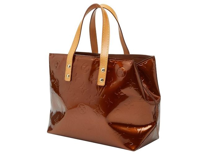 Bolsa Louis Vuitton Monogram Vernis Lead PM Marrom Bronze - vista 2