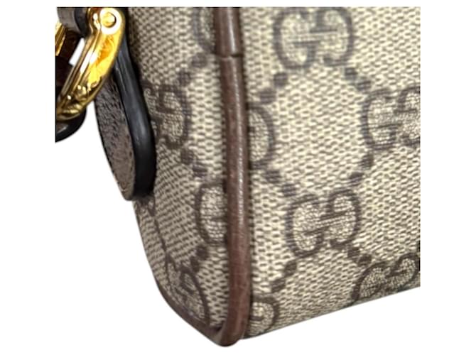 Borsa Mini Gucci Ophidia Marrone Beige - vista 11