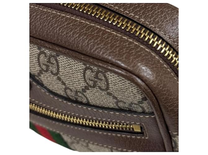 Borsa Mini Gucci Ophidia Marrone Beige - vista 13