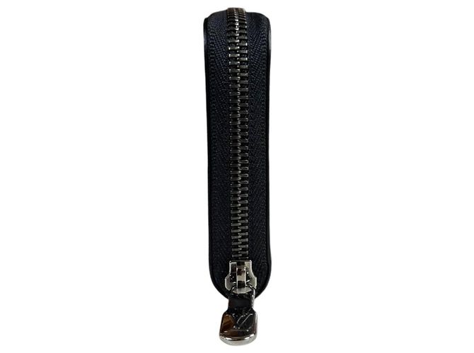 Louis Vuitton Zippy Wallet Horizontal Monogram Eclipse Marrone Nero Multicolore Monogramma - vista 3