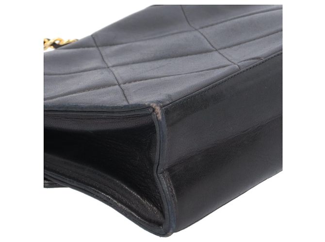 Bolsa de Ombro Chanel Matelassé Preto - vista 12