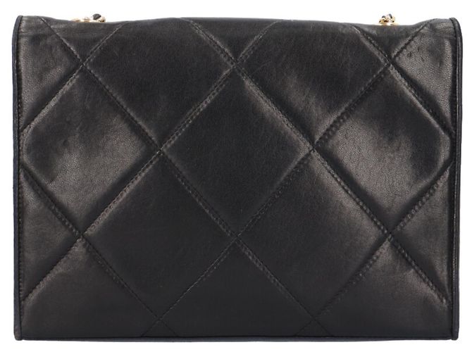 Bolsa de Ombro Chanel Matelassé Preto - vista 3