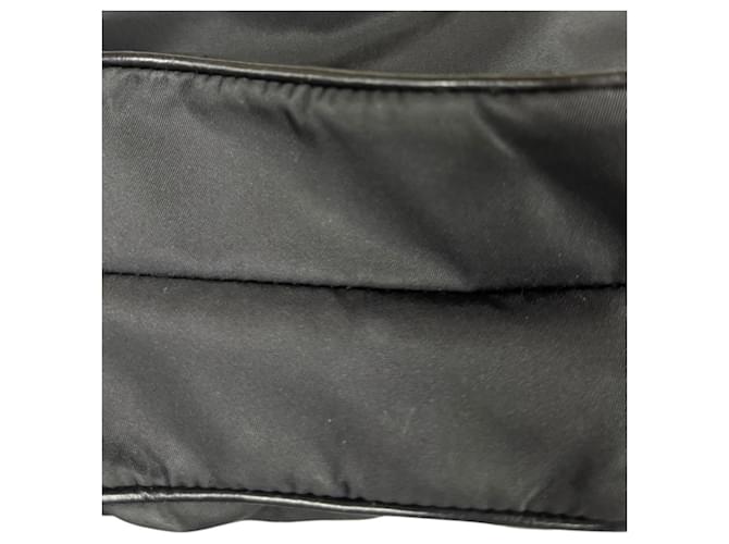 Borsa a tracolla Prada in nylon nero - vista 10