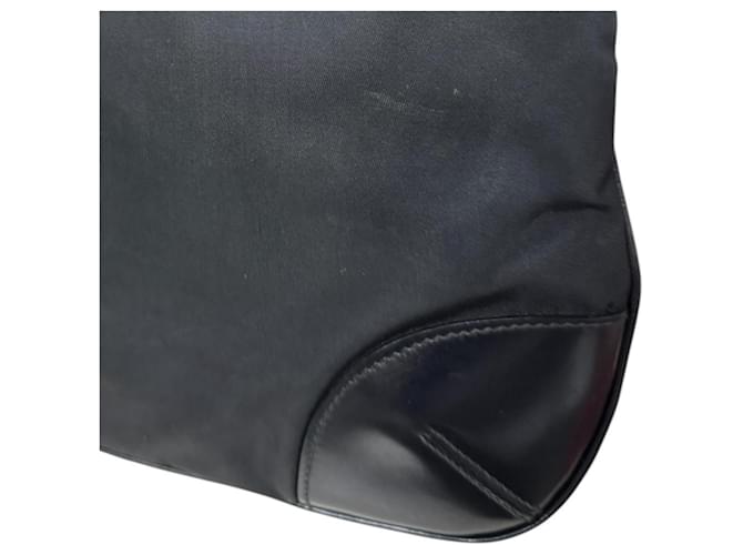 Borsa a tracolla Prada in nylon nero - vista 13