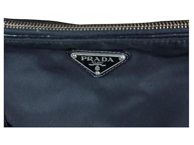 Borsa a tracolla Prada in nylon nero - vista 16