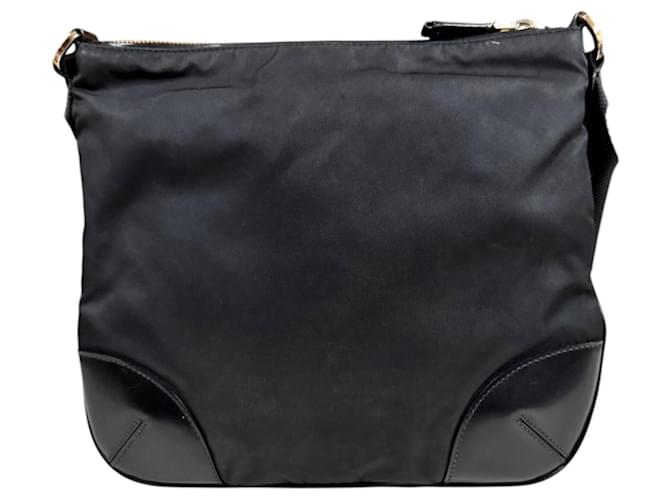 Borsa a tracolla Prada in nylon nero - vista 3