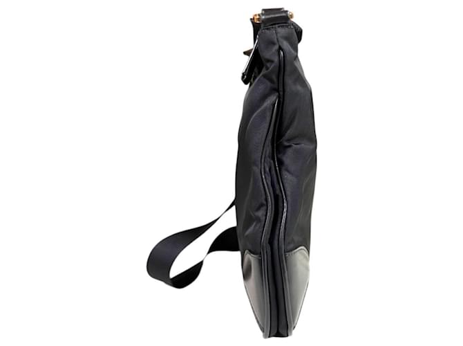 Borsa a tracolla Prada in nylon nero - vista 4