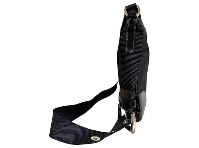 Borsa a tracolla Prada in nylon nero - vista 5