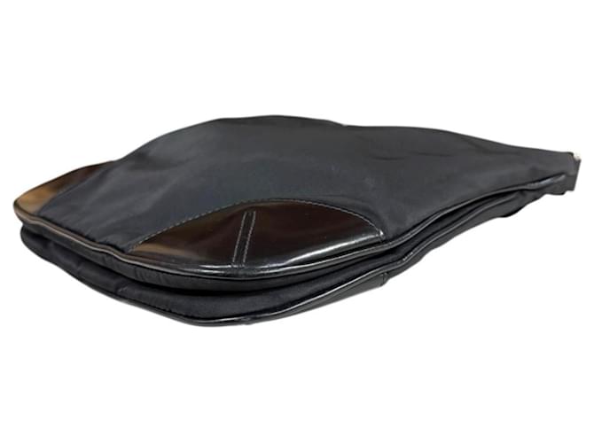 Borsa a tracolla Prada in nylon nero - vista 6