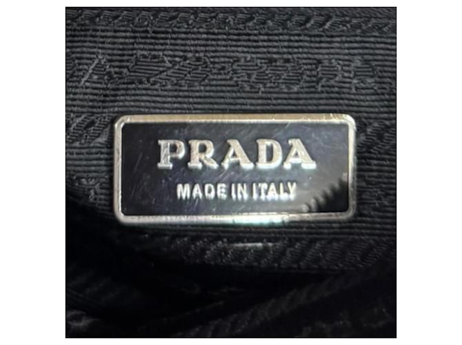 Borsa a tracolla Prada in nylon nero - vista 9