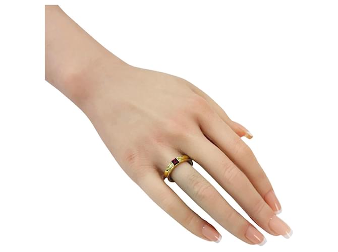 Anillo Stacking Ruby Tiffany & Co. Dorado - vista 2