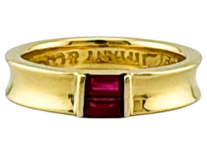 Anillo Stacking Ruby Tiffany & Co. Dorado - vista 3