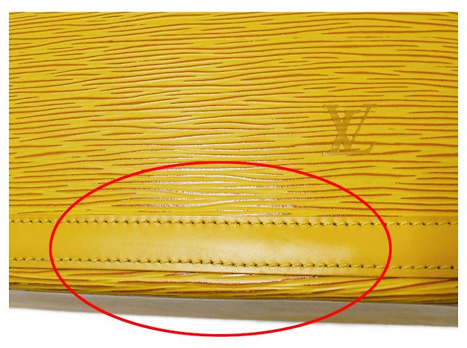 Bolso Louis Vuitton de piel Epi Amarillo - vista 10