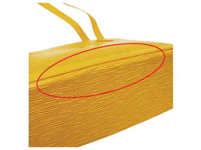 Bolso Louis Vuitton de piel Epi Amarillo - vista 13