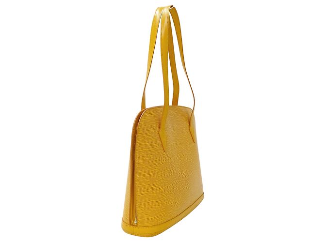 Bolso Louis Vuitton de piel Epi Amarillo - vista 4