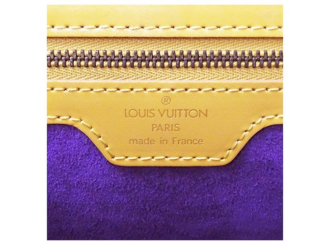 Bolso Louis Vuitton de piel Epi Amarillo - vista 6