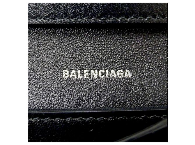 Borsa a mano Balenciaga in pelle nera Nero - vista 6