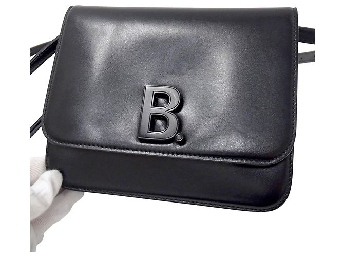 Borsa a mano Balenciaga in pelle nera Nero - vista 9