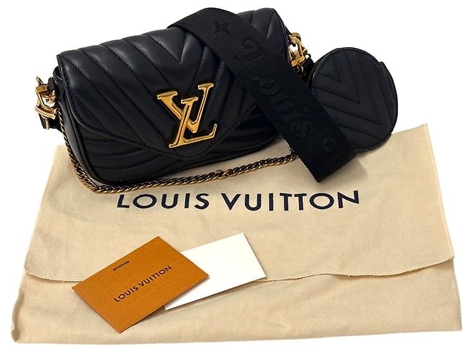 Borsa Louis Vuitton New Wave da donna Nero - vista 16