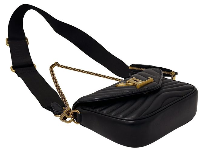 Borsa Louis Vuitton New Wave da donna Nero - vista 4