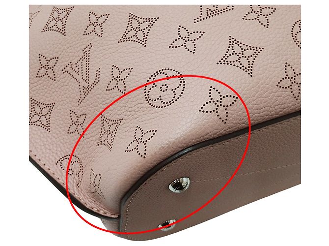 Borsa a mano da donna Louis Vuitton Monogram Mahina Rosa Monogramma - vista 11