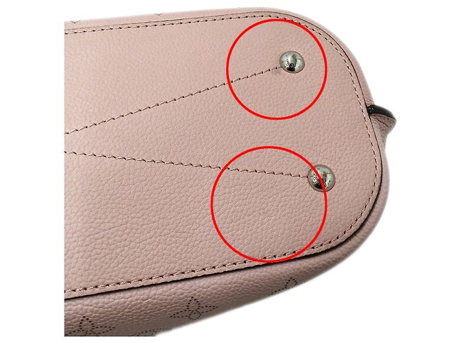 Borsa a mano da donna Louis Vuitton Monogram Mahina Rosa Monogramma - vista 12