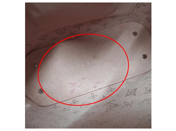 Borsa a mano da donna Louis Vuitton Monogram Mahina Rosa Monogramma - vista 7