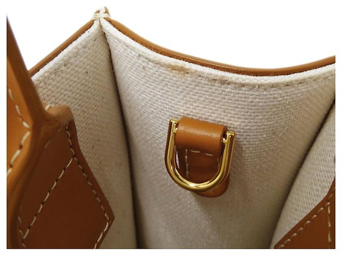 Cabas Céline Borsa a mano Celine in tela - vista 10