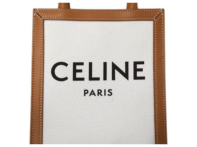 Cabas Céline Borsa a mano Celine in tela - vista 6