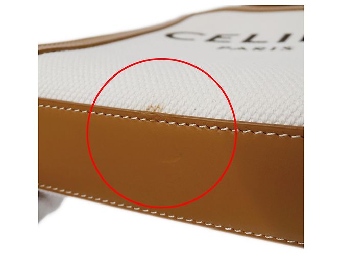 Cabas Céline Borsa a mano Celine in tela - vista 7