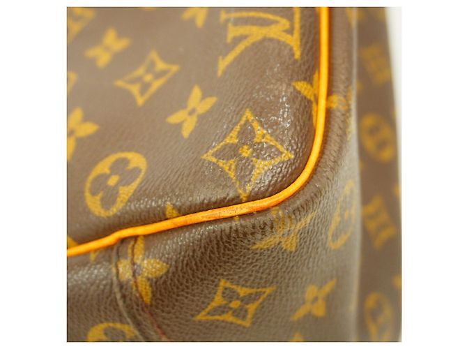 Borsa Louis Vuitton Monogram Deauville Marrone - vista 6