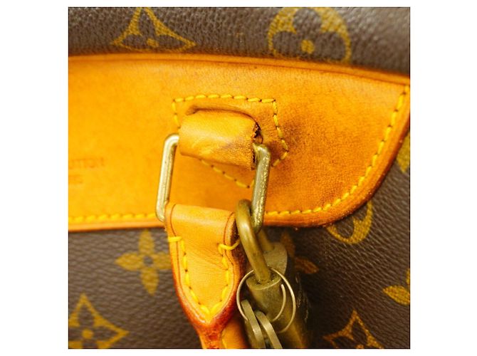 Borsa Louis Vuitton Monogram Deauville Marrone - vista 8