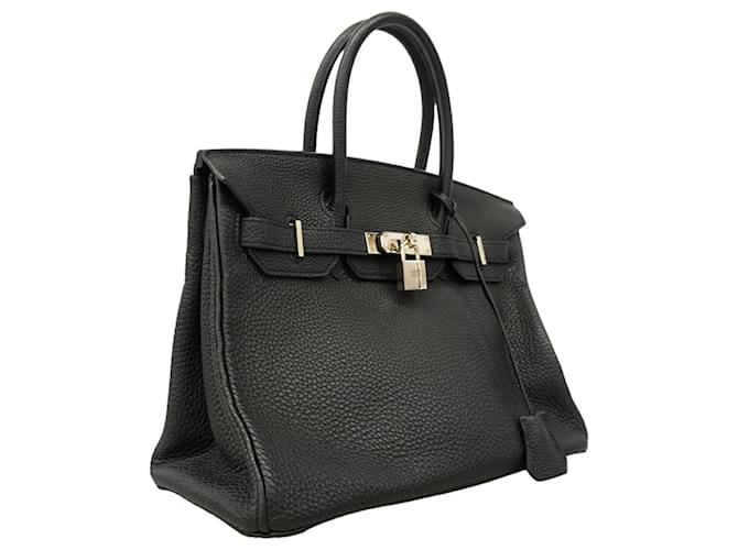Hermès Borsa a mano Hermes Birkin 30 Nero - vista 2