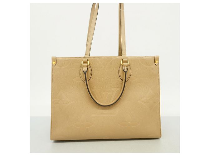 Borsa Tote Louis Vuitton Monogram Empreinte OnTheGo MM Grigio - vista 12