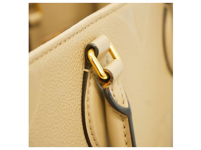 Borsa Tote Louis Vuitton Monogram Empreinte OnTheGo MM Grigio - vista 7