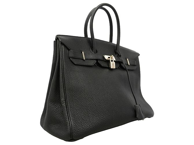 Hermès Borsa Hermes Birkin 35 in pelle Togo nera Nero - vista 2