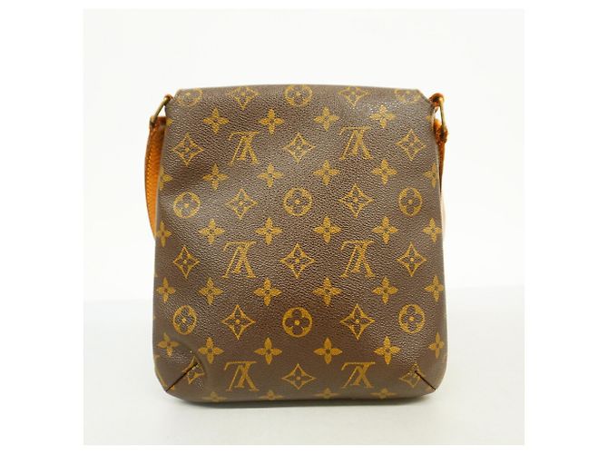 Borsa a tracolla Louis Vuitton Monogram Musette Salsa Marrone - vista 10