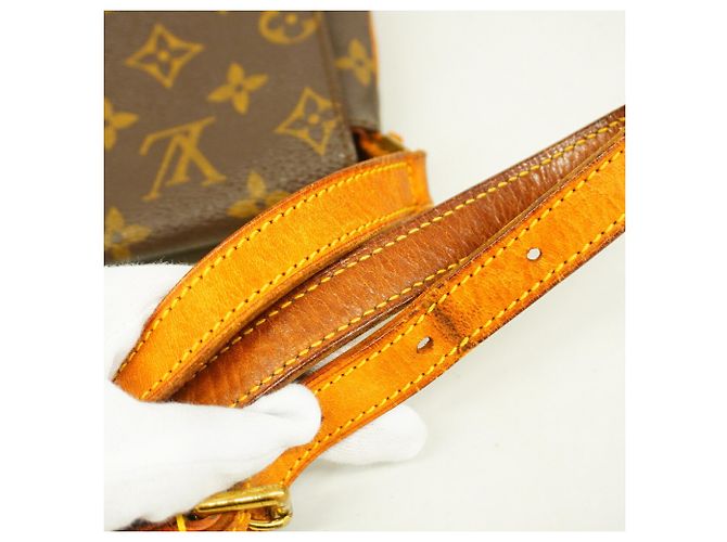 Borsa a tracolla Louis Vuitton Monogram Musette Salsa Marrone - vista 7