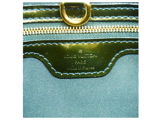 Borsa Louis Vuitton Vernis Wilshire PM Blu - vista 5