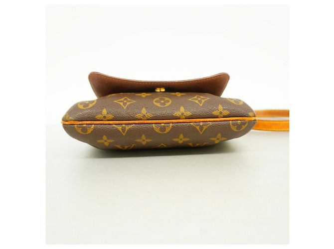 Borsa a tracolla Louis Vuitton Monogram Musette Salsa Marrone - vista 3
