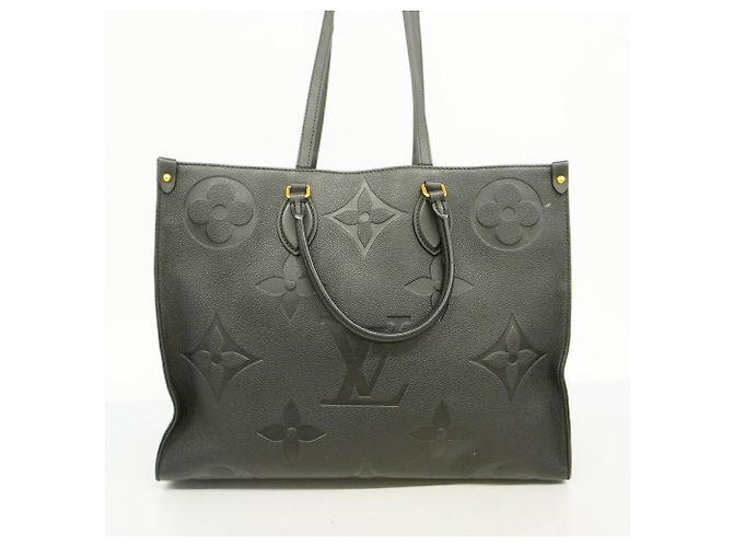 Borsa Tote Louis Vuitton Monogram Empreinte OnTheGo GM Nero - vista 10