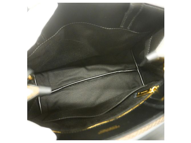 Borsa Salvatore Ferragamo Beige e Nera Nero - vista 4