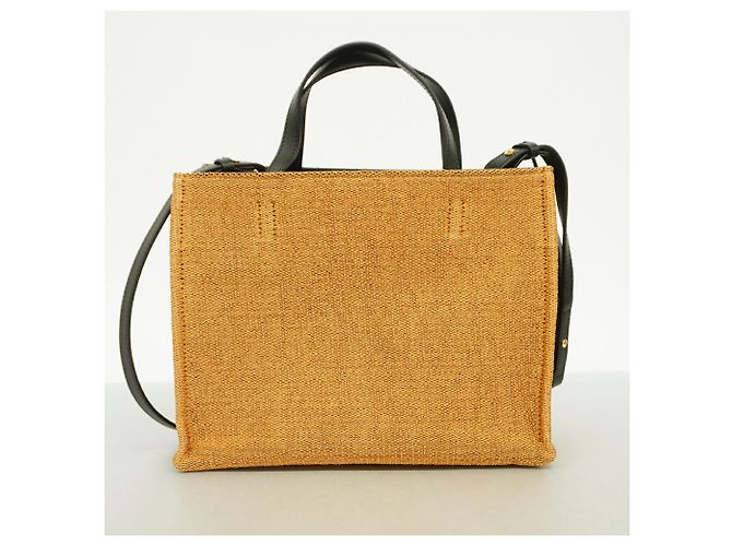 Borsa Salvatore Ferragamo Beige e Nera Nero - vista 9