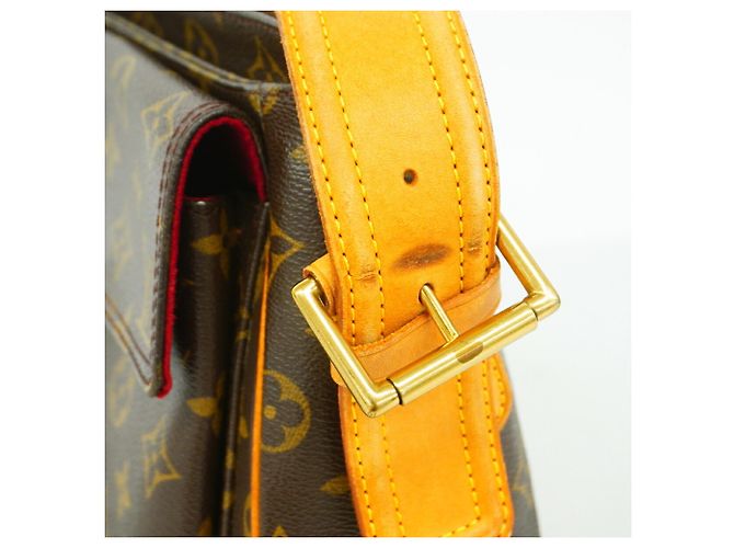 Borsa a tracolla Louis Vuitton Monogram Vivacite GM Marrone - vista 10