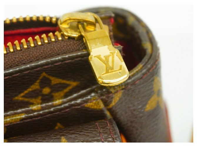 Borsa a tracolla Louis Vuitton Monogram Vivacite GM Marrone - vista 11